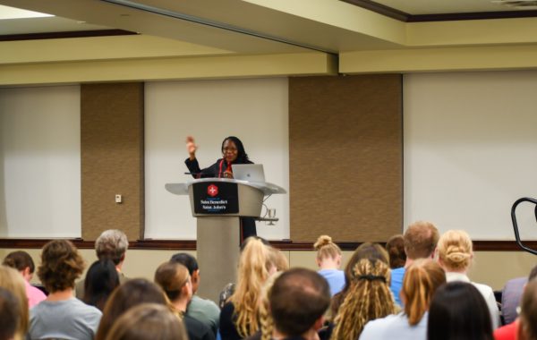 Visiting scholar talks ecowomanism